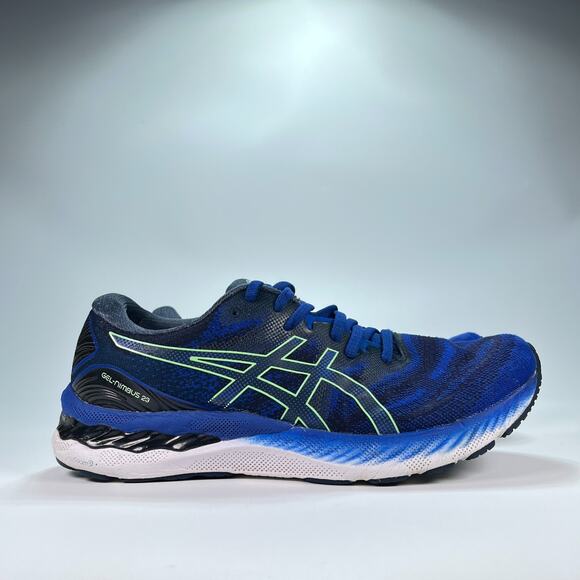 ASICS Gel Nimbus 23 Monaco Blue Comfort Running Shoes 1011B004 Men's Size 9 - Picture 1 of 12